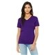 Bella + Canvas Ladies Relaxed Jersey V - Neck T - Shirt - 6405 - COLORS