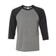 Bella + Canvas - Unisex Three - Quarter Sleeve Baseball T - Shirt - 3200 - TRIBLEND