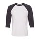Bella + Canvas - Unisex Three - Quarter Sleeve Baseball T - Shirt - 3200 - WHITE