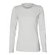 Bella + Canvas - Womens Relaxed Long Sleeve Jersey Tee - 6450 - WHITE