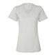 Bella + Canvas - Womens Relaxed Short Sleeve Jersey V - Neck Tee - 6405 - WHITE