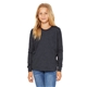 bella + canvas youth heather cvc long - sleeve t - shirt
