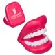 big mouth red / white - stress reliever