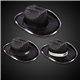 Black Sequin LED Cowboy Hat