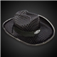 Black Sequin LED Cowboy Hat