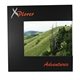 black square wide border horizontal metal frame for 5x7 photo