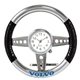 Black Steering Wheel Clock