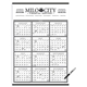 Black White Span - A - Year Laminated w / Marker Calendar