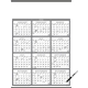 Black White Span - A - Year Laminated w / Marker Calendar