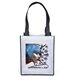 Black / White Non - Woven Renoir Tote Bag - 4- Color Heat Transfer