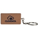 Blank Rectangle Wooden Keychain