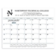 Blue Black Desk Pad - Triumph(R) Calendars