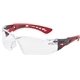 Boll Rush Plus Temple RED Lens Clear