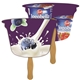 Bowl Hand Fan Full Color (2 Sides) - Paper Products