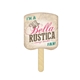 Bread Slice Mini Hand Fan Full Color (1 Side) - Paper Products
