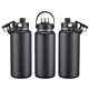 Bresso 34 oz Vacuum Insulated Bottle with Twist Top Spout