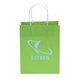 Brite Mini Custom Paper Bag w / Foil Print