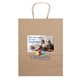 Brown Kraft Paper Eco Shopper Jenny Bag - 4- Color Heat Transfer