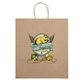 Brown100 Recycled Eco Shopper Brute Bag - 4- Color Heat Transfer