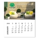 Business Card Magnet with 12- Sheet Calendar