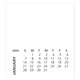 Business Card Magnet with 12- Sheet Calendar