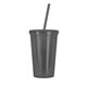 CARSON 17 oz. Double Wall Bolero Tumbler with Lid and Matching Straw