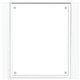 Certificate Holder - Clear on Clear - 8 1/2 x 11 Insert