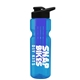 champion - 28 oz transparent bottle with drink thru lid and large infuser