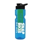 champion - 28 oz transparent bottle with drink thru lid and large infuser