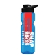 champion - 28 oz transparent bottle with drink thru lid and large infuser