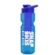 champion - 28 oz transparent bottle with drink thru lid and large infuser