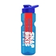 champion - 28 oz transparent bottle with drink thru lid and large infuser