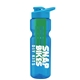 champion - 28 oz transparent bottle with drink thru lid and large infuser