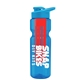 champion - 28 oz transparent bottle with drink thru lid and large infuser