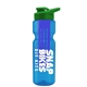 champion - 28 oz transparent bottle with drink thru lid and large infuser