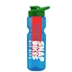 champion - 28 oz transparent bottle with drink thru lid and large infuser