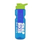 champion - 28 oz transparent bottle with drink thru lid and large infuser