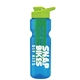 champion - 28 oz transparent bottle with drink thru lid and large infuser