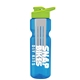 champion - 28 oz transparent bottle with drink thru lid and large infuser