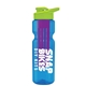 champion - 28 oz transparent bottle with drink thru lid and large infuser