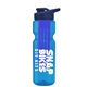 champion - 28 oz transparent bottle with drink thru lid and large infuser