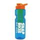 champion - 28 oz transparent bottle with drink thru lid and large infuser