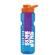 champion - 28 oz transparent bottle with drink thru lid and large infuser