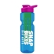 champion - 28 oz transparent bottle with drink thru lid and large infuser