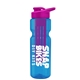 champion - 28 oz transparent bottle with drink thru lid and large infuser