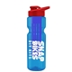 champion - 28 oz transparent bottle with drink thru lid and large infuser