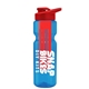 champion - 28 oz transparent bottle with drink thru lid and large infuser