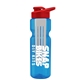 champion - 28 oz transparent bottle with drink thru lid and large infuser