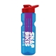 champion - 28 oz transparent bottle with drink thru lid and large infuser