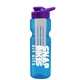 champion - 28 oz transparent bottle with drink thru lid and large infuser